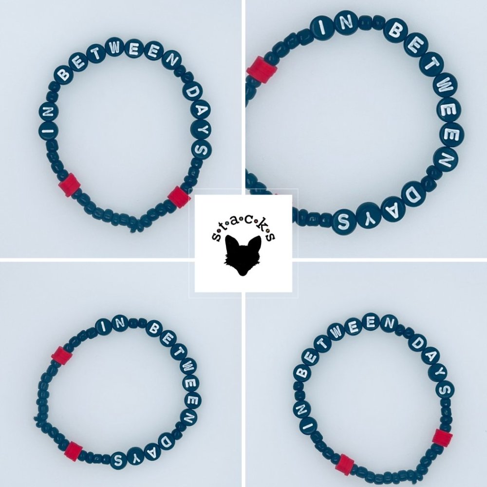 In Between Days The Cure Beaded OG Friendship Bracelet 80's New Wave Stackable